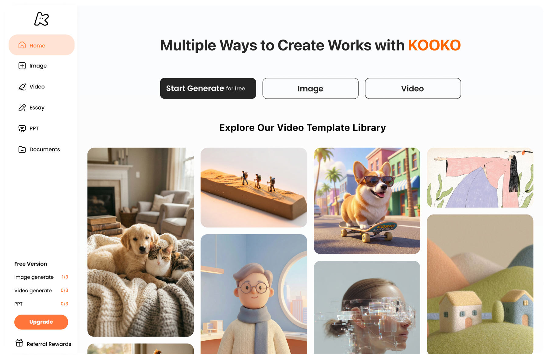 KOOKO 多模态创作能力总览
